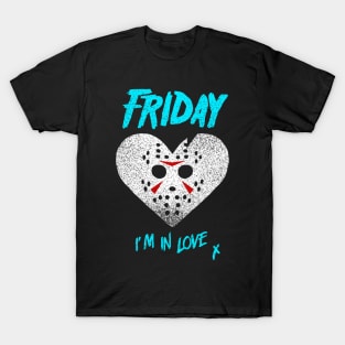 Friday 13th Im in Love - Distresssed Look T-Shirt